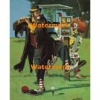 Clown's Tee Off Spot  - #XS14280  -  PRINT