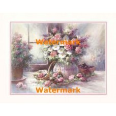 Roses And Basket  - #XS14628  -  PRINT