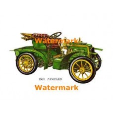 1903 Panhard  - #XS2766  -  PRINT