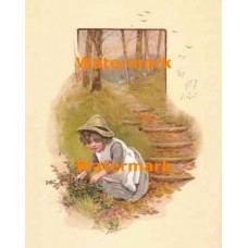 The First Violet  - #XS4970  -  PRINT