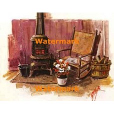 Coal Stove  - XS4156  -  PRINT