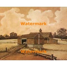 Farm Scene  - #XS4618  -  PRINT