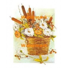 Flowers In A Basket  - XS5117  -  PRINT