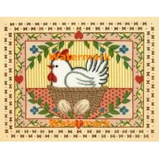 Cross-Stitch Hen  - XS9111  -  PRINT