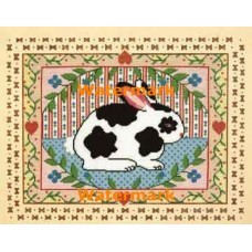 Cross-Stitch Rabbit  - XS9112  -  PRINT