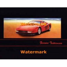 Ferrari Testarossa  - XS9785  -  PRINT