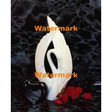 Swan & Roses  - #XS13841  -  PRINT