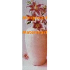 Fan And Lilies  - XS12739  -  PRINT